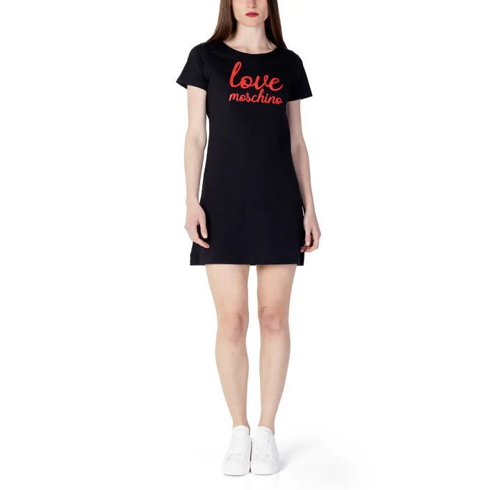 Love Moschino abito  con stampa  