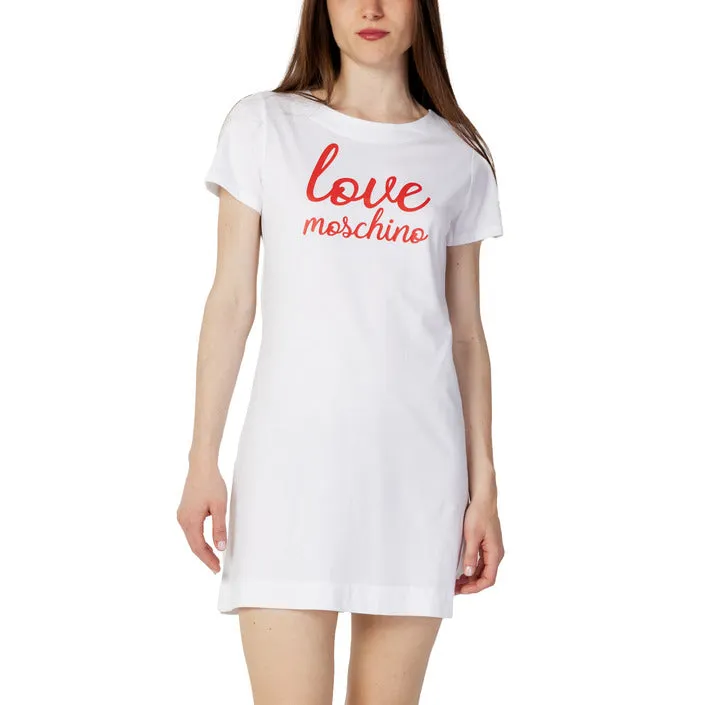 Love Moschino abito  con stampa  