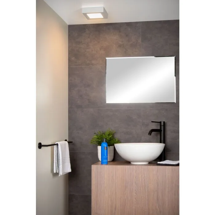 Lucide BRICE Plafoniera LED Bianco, 1-Luce