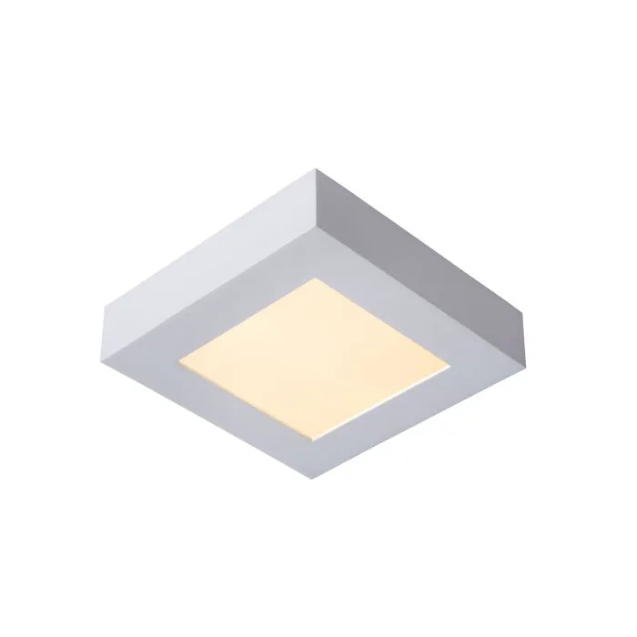 Lucide BRICE Plafoniera LED Bianco, 1-Luce