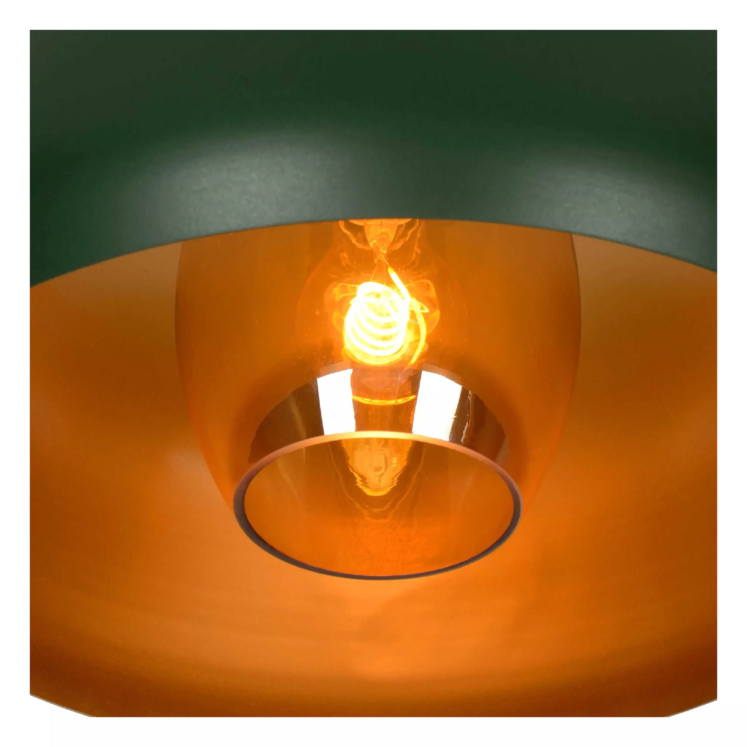 Lucide  Lampada da soffitto diffusore rotondo in acciaio a campana dalle linee moderne Sharan - 60W