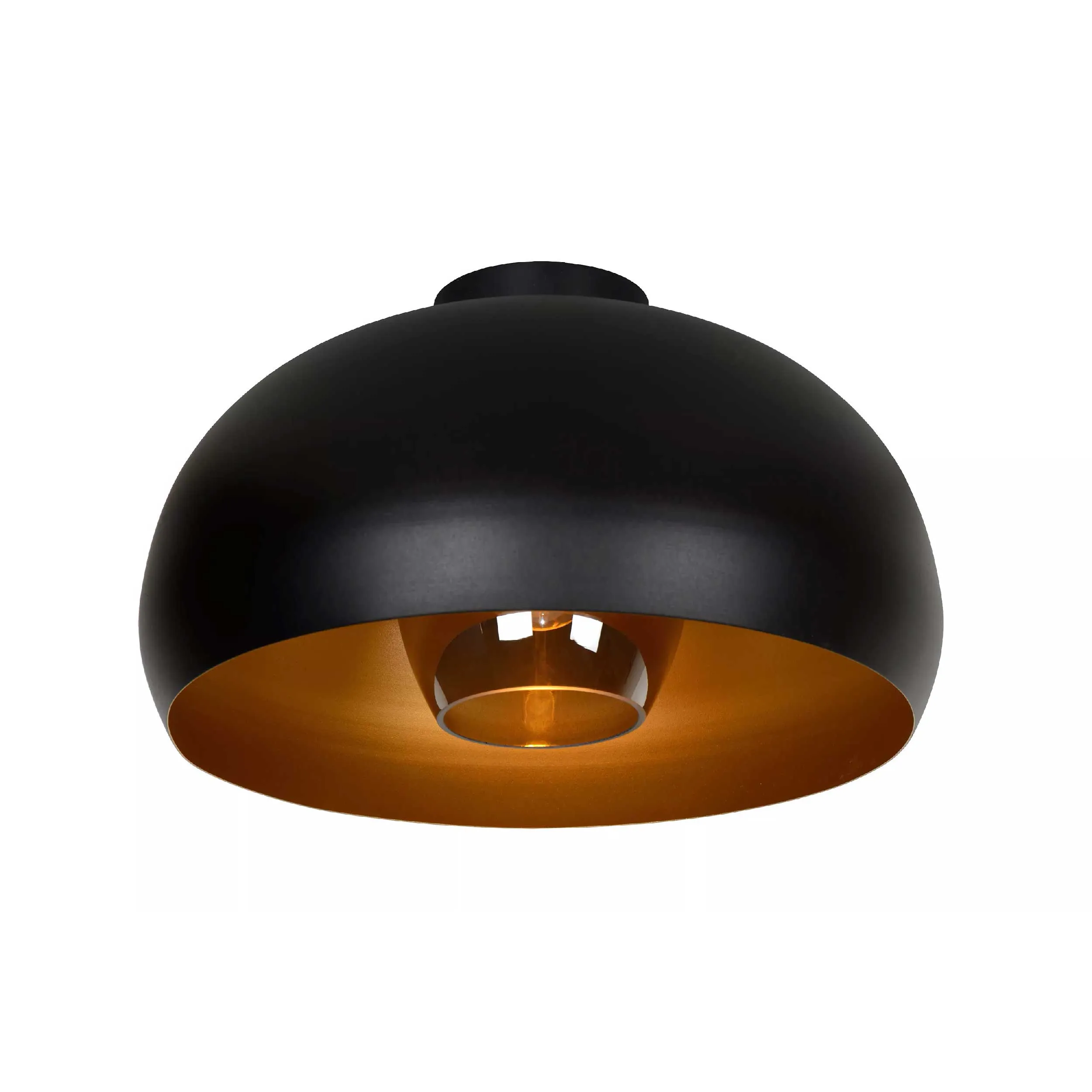 Lucide  Lampada da soffitto diffusore rotondo in acciaio a campana dalle linee moderne Sharan - 60W