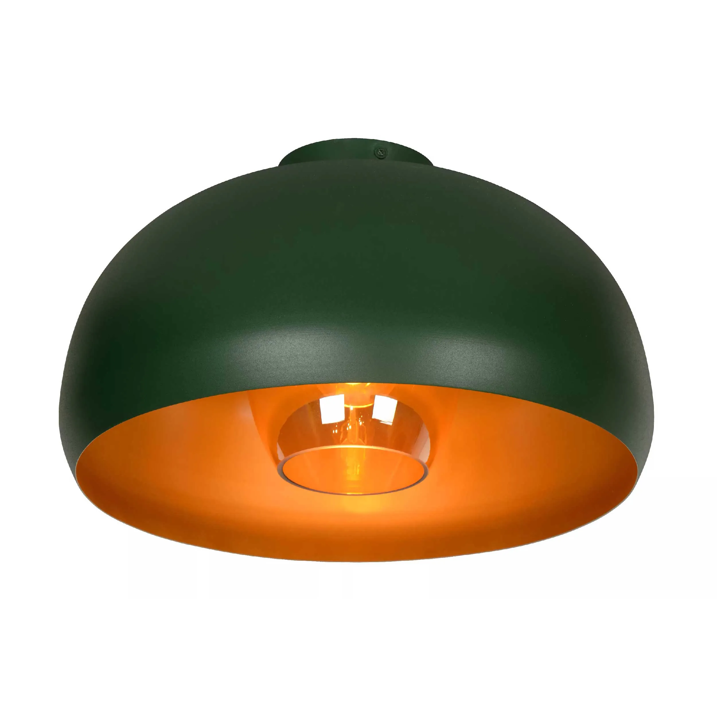 Lucide  Lampada da soffitto diffusore rotondo in acciaio a campana dalle linee moderne Sharan - 60W