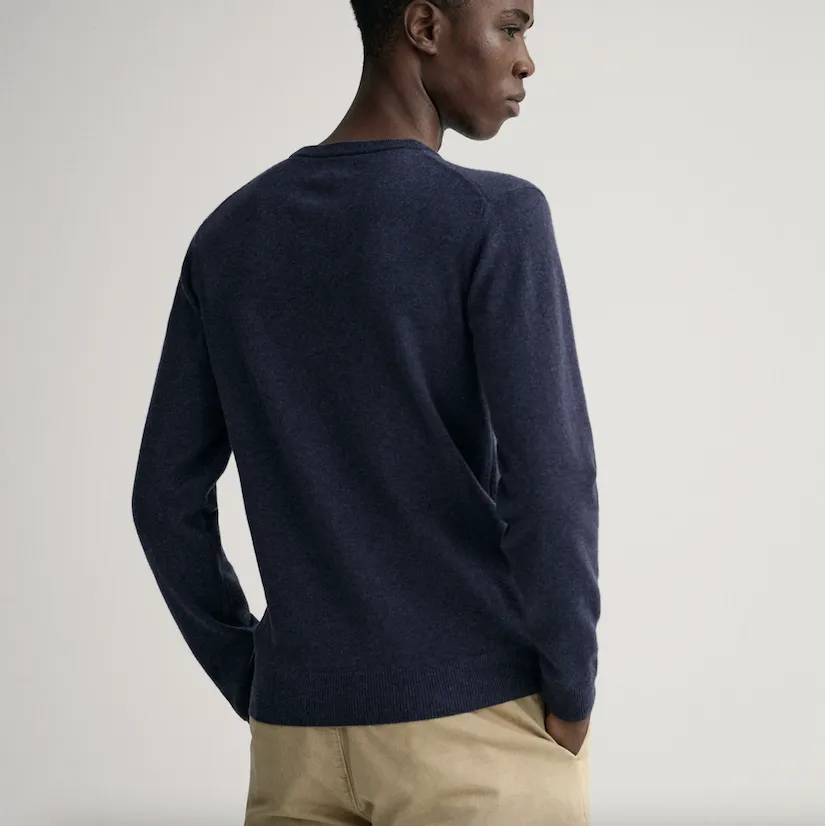 Maglia Gant Uomo girocollo in lana d’agnello 86211-480