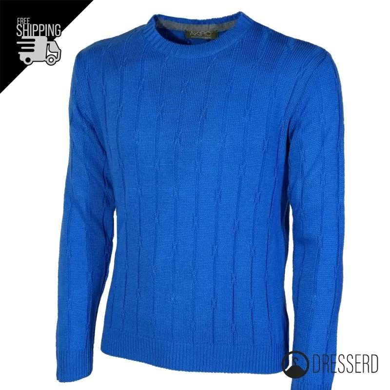 Maglia Uomo Maglioncino Dresserd girocollo invernale semi slim fit