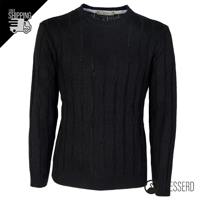 Maglia Uomo Maglioncino Dresserd girocollo invernale semi slim fit