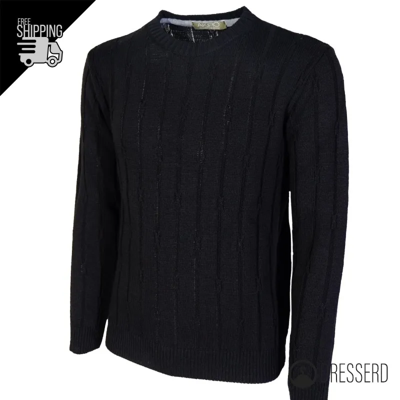Maglia Uomo Maglioncino Dresserd girocollo invernale semi slim fit