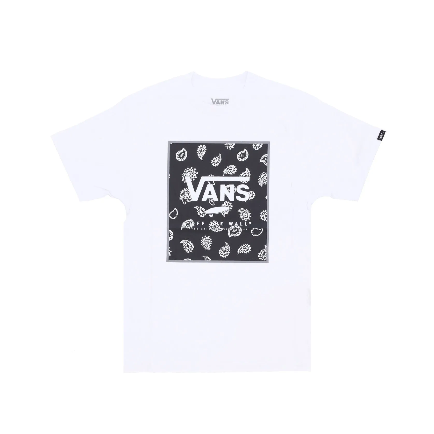 Maglietta Ragazzo Print Box Boys White/frost Grey
