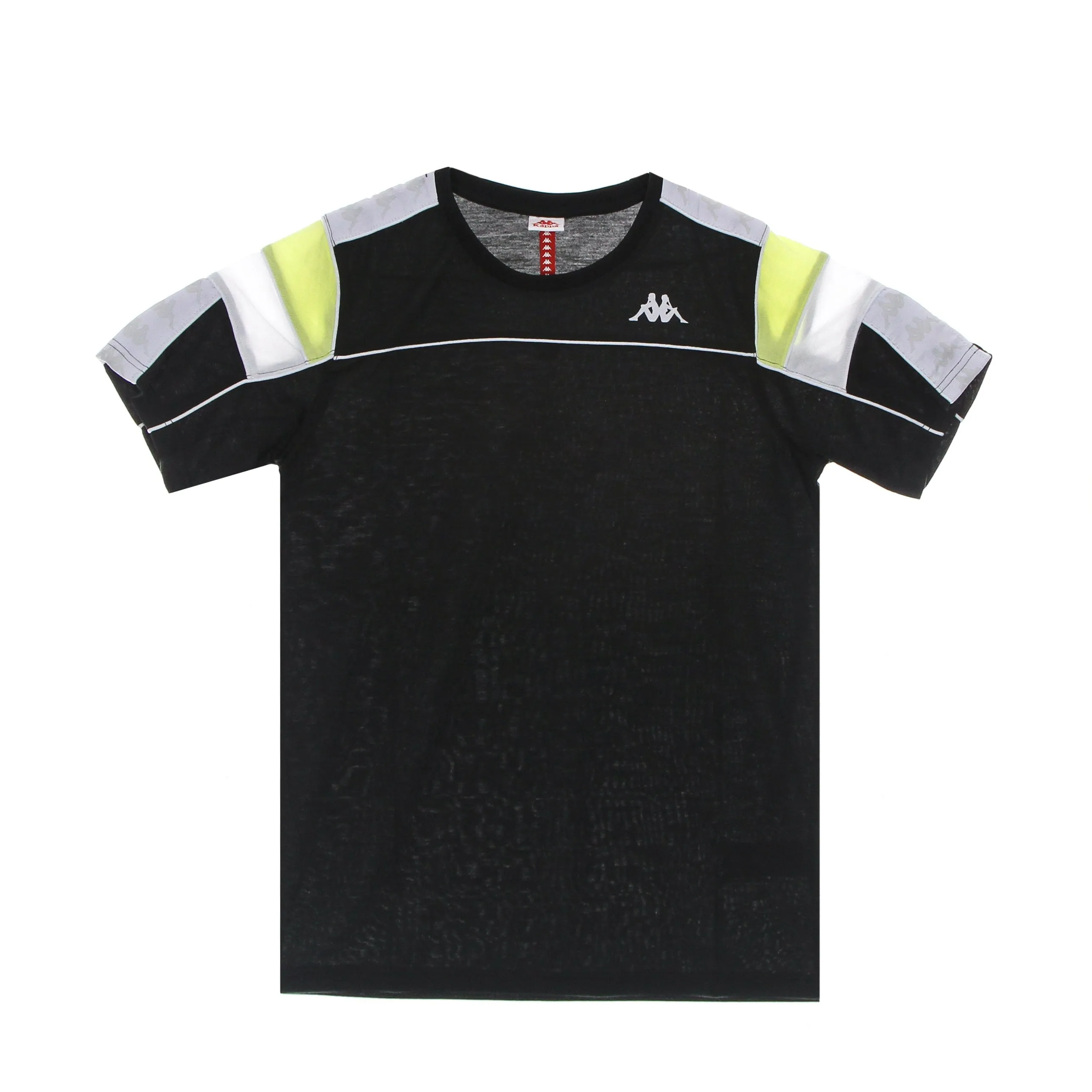 Maglietta Uomo Banda Arar Slim Black/grey/lime/white