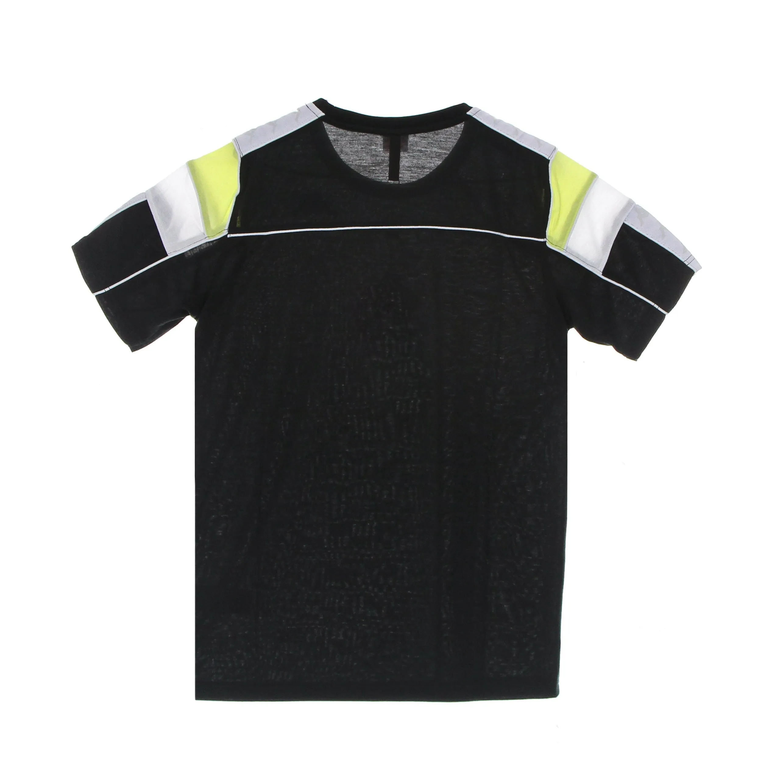Maglietta Uomo Banda Arar Slim Black/grey/lime/white