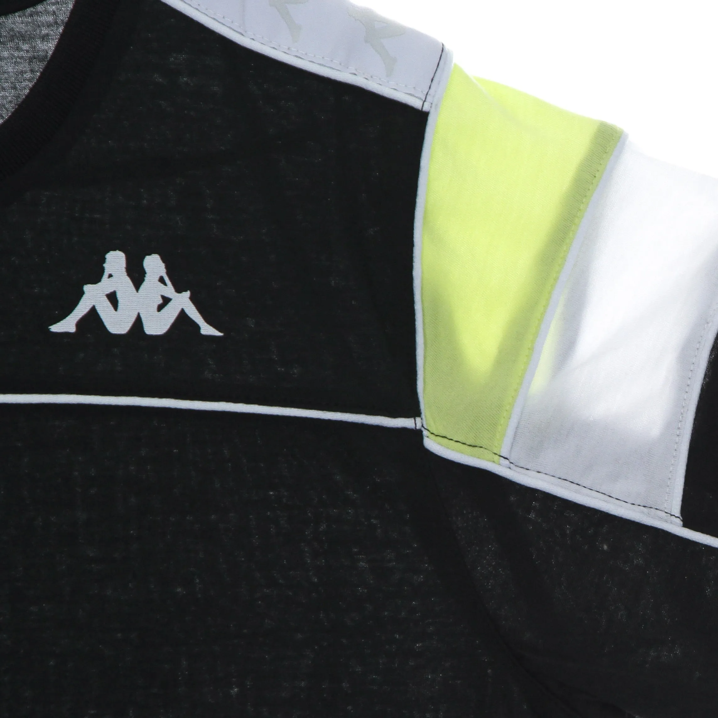 Maglietta Uomo Banda Arar Slim Black/grey/lime/white