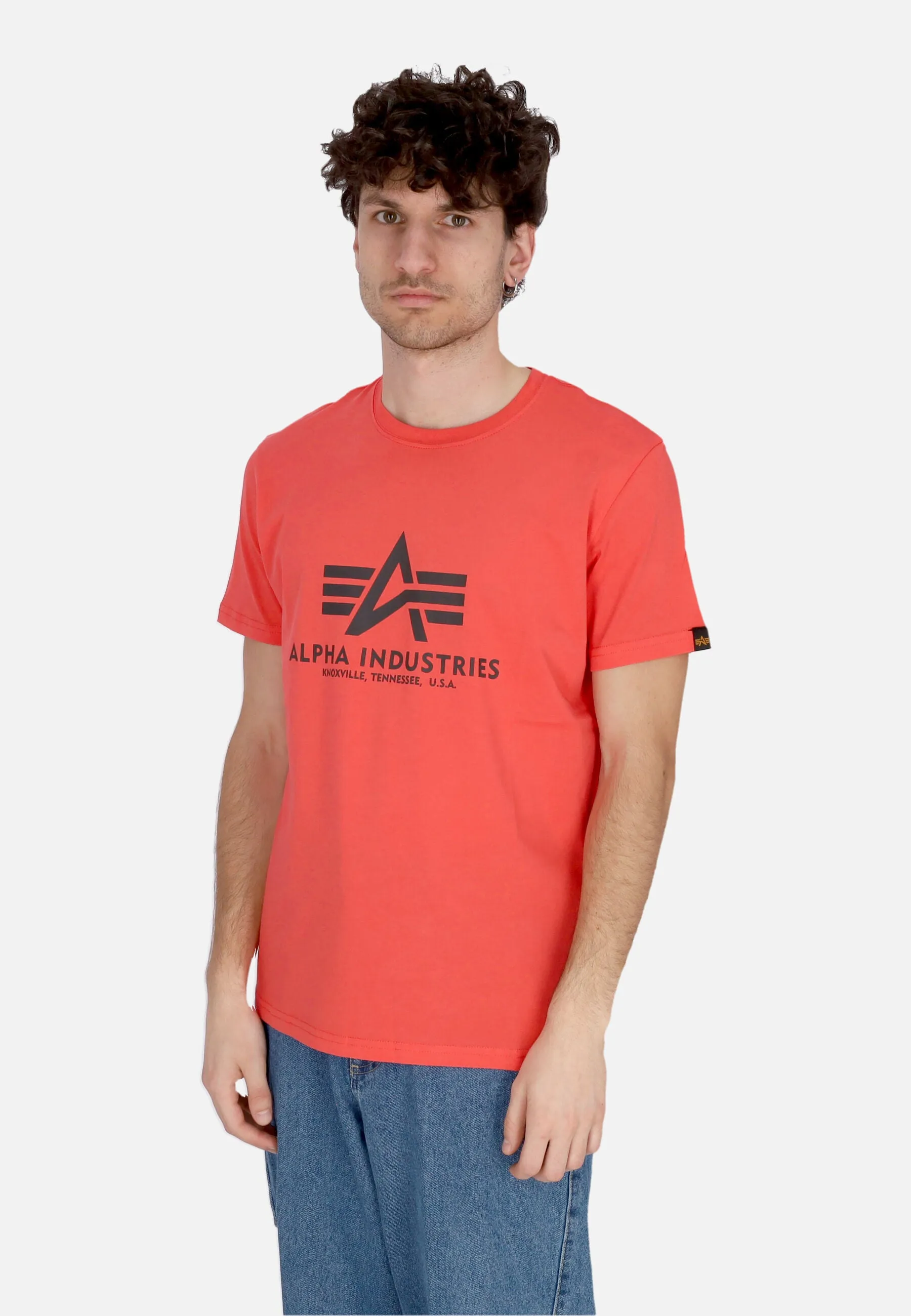 Maglietta Uomo Basic Tee Radiant Red