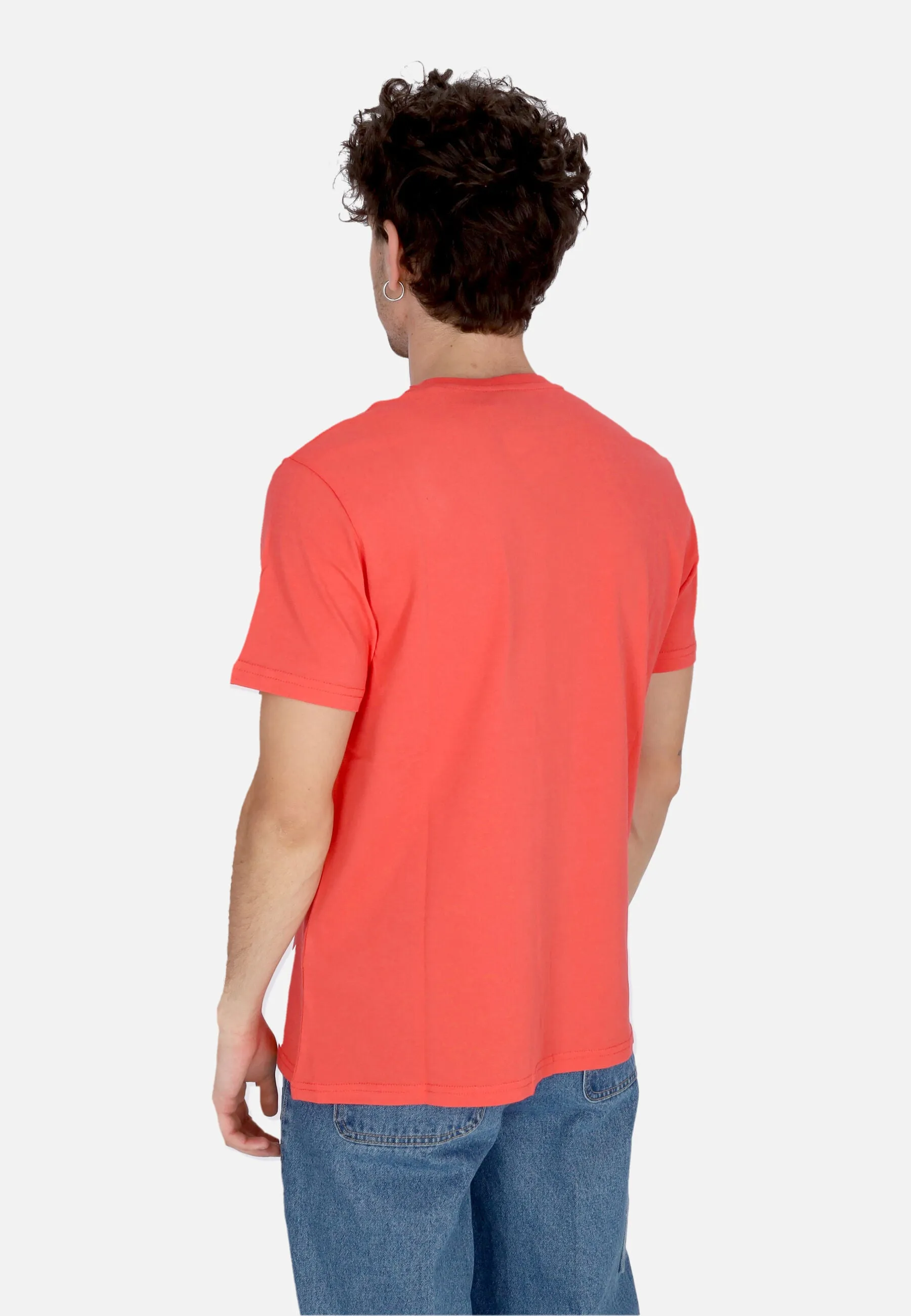 Maglietta Uomo Basic Tee Radiant Red