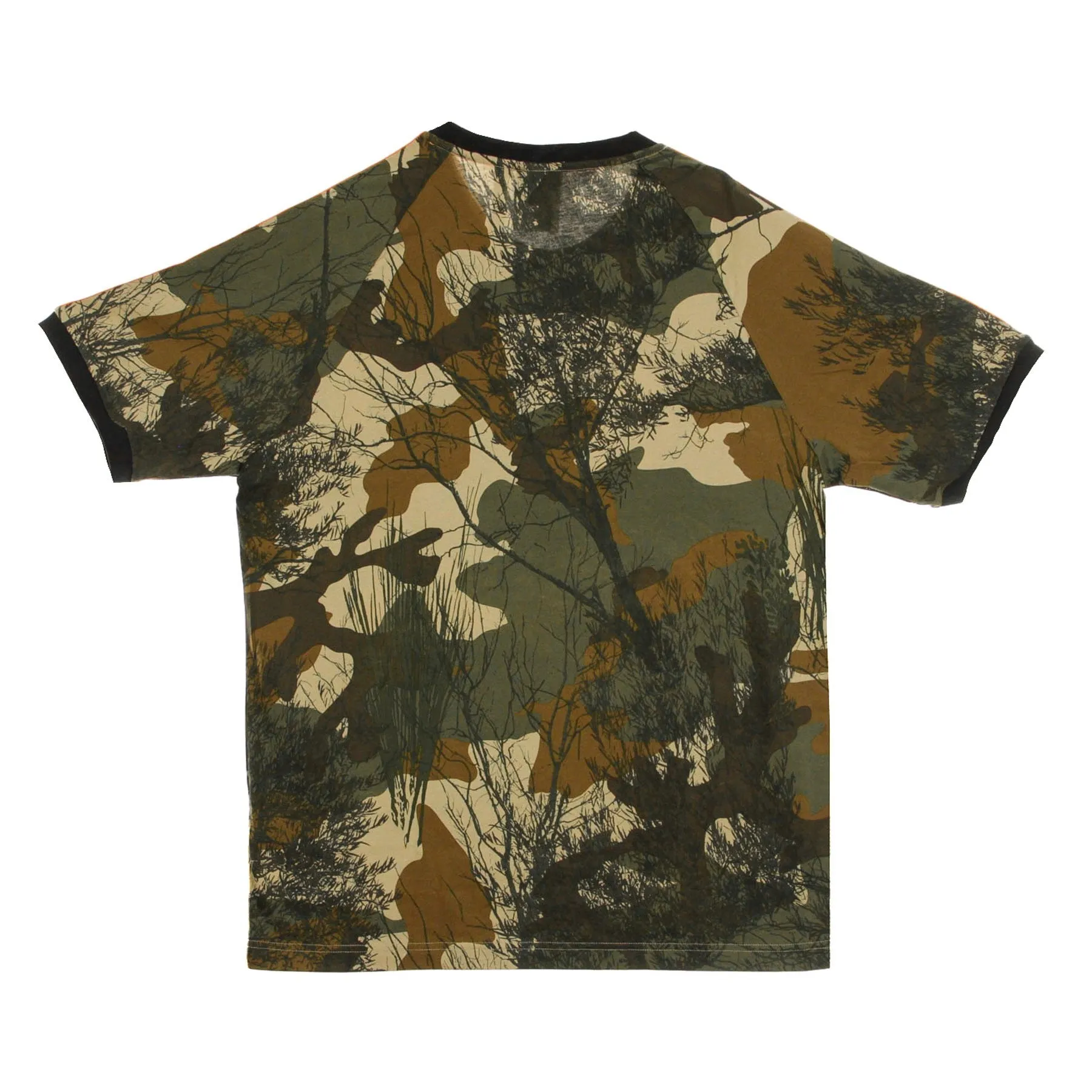 Maglietta Uomo Camo Aop Tee Hemp/brown Oxide/earth Green/app Signal Orange