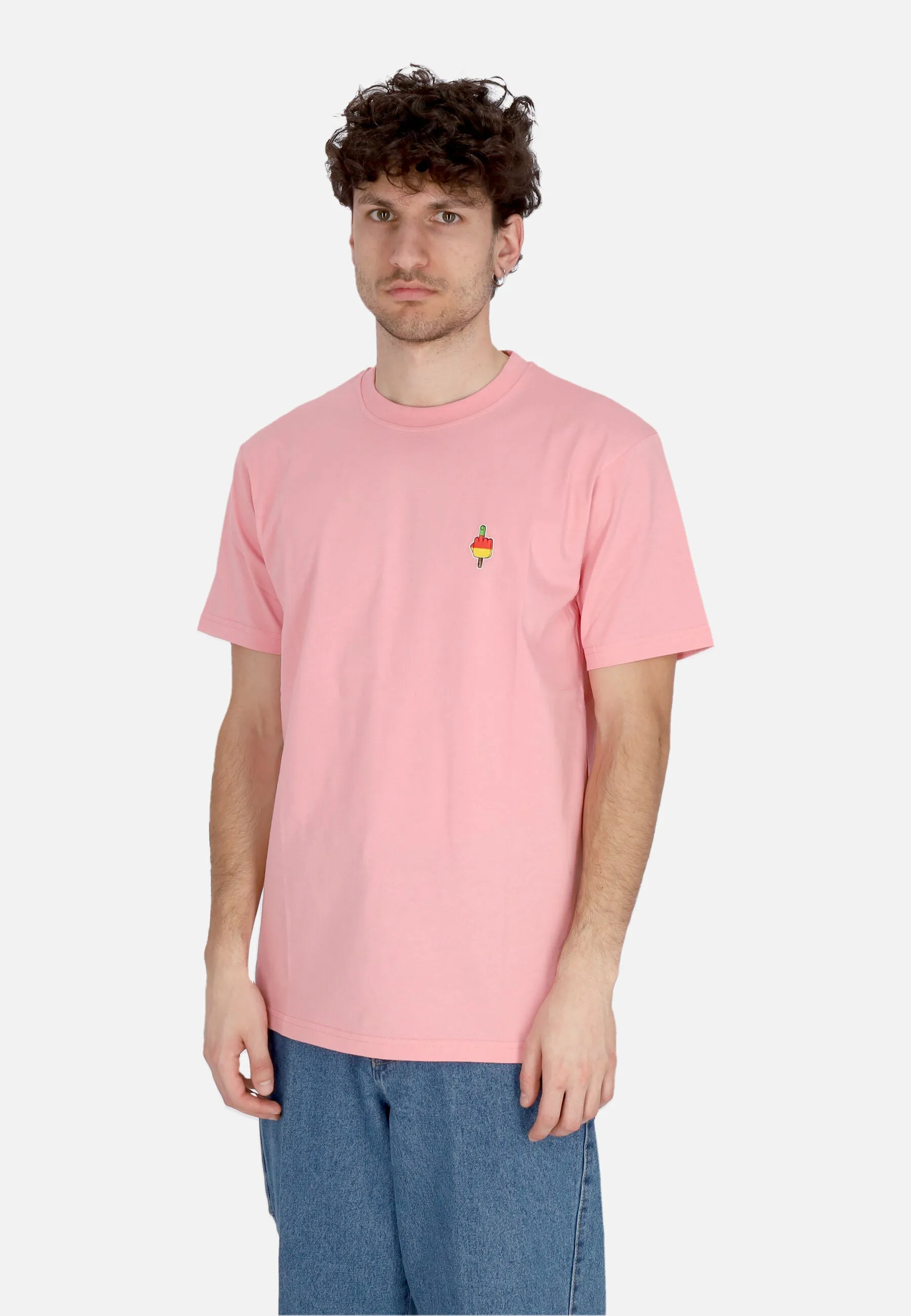 Maglietta Uomo Flutscher Tee Vint Pink
