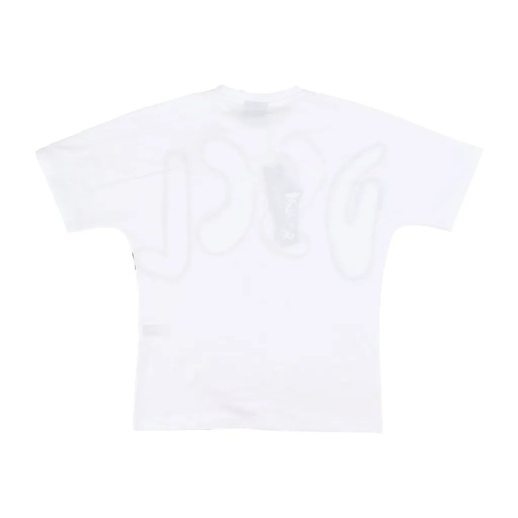 maglietta uomo large letter logo tee WHITE