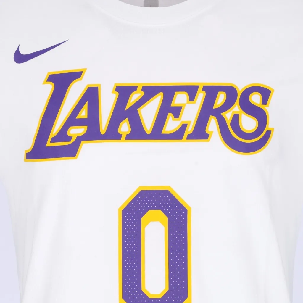 maglietta uomo nba essential no 0 russel westbrook loslak WHITE