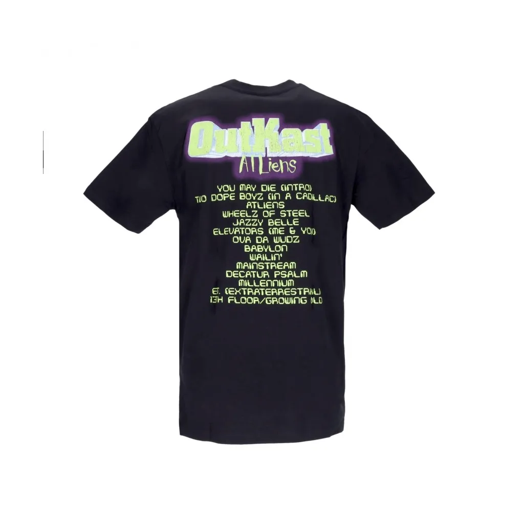 maglietta uomo outkast atliens cover oversize tee BLACK