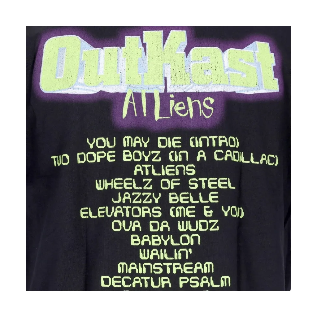 maglietta uomo outkast atliens cover oversize tee BLACK