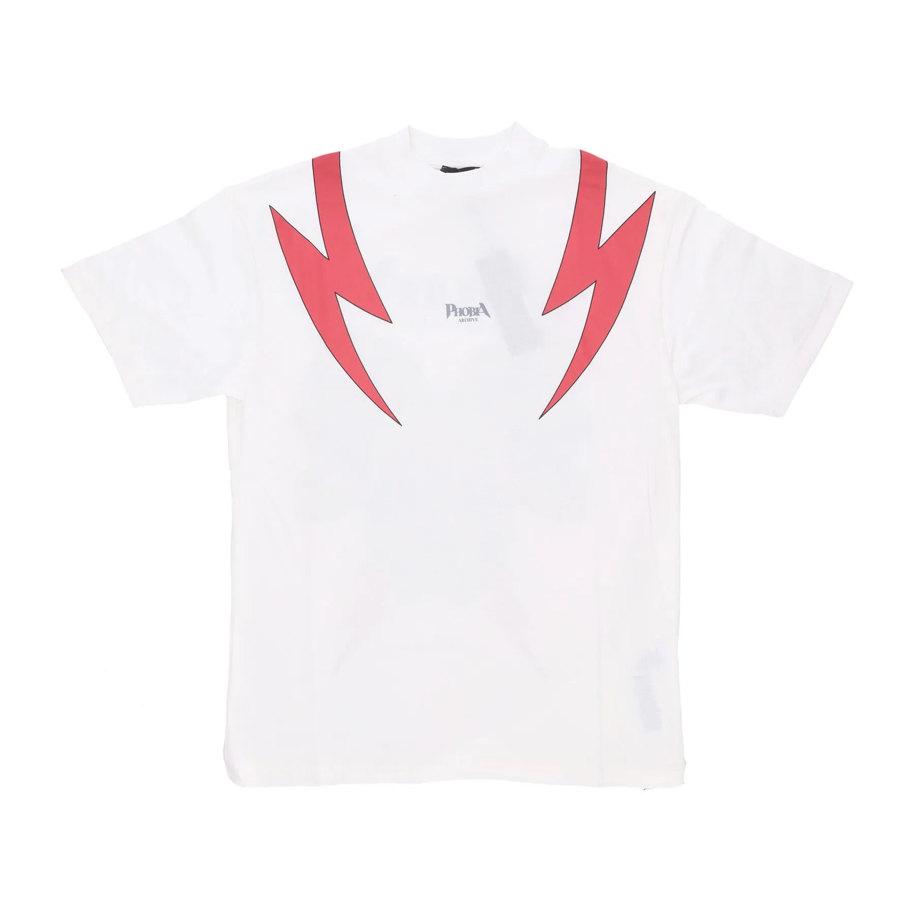 Maglietta Uomo Screaming Skulls Print Tee White/red