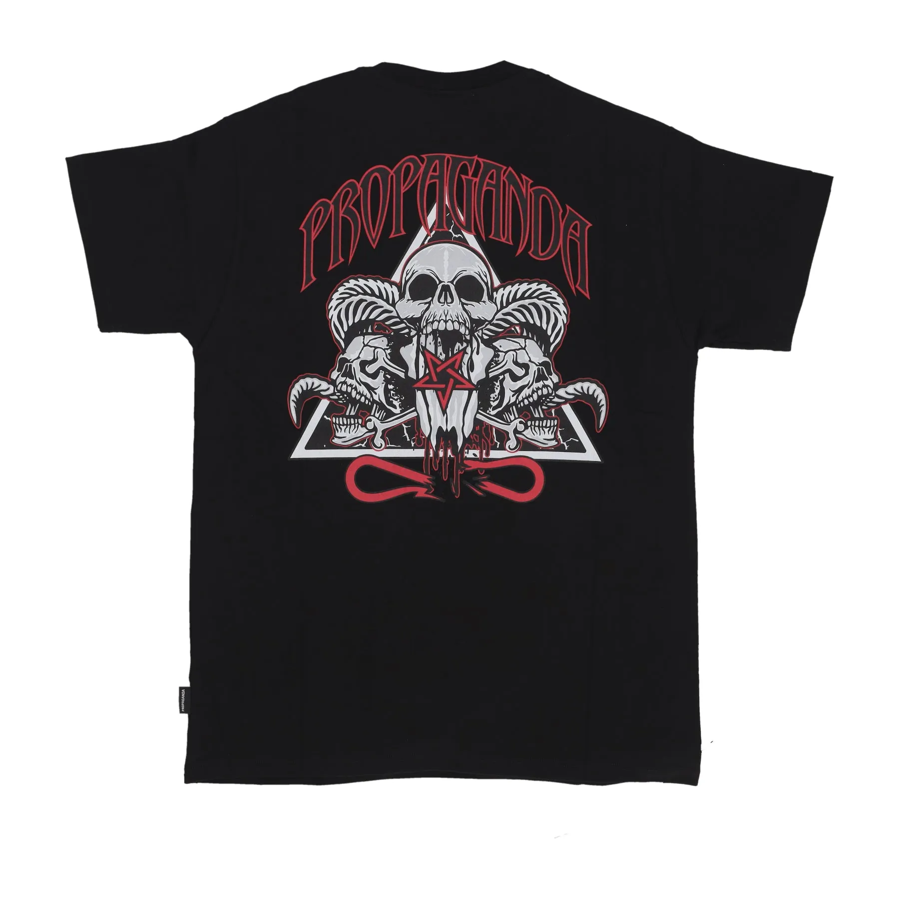 Maglietta Uomo Triangle Ritual Tee Black