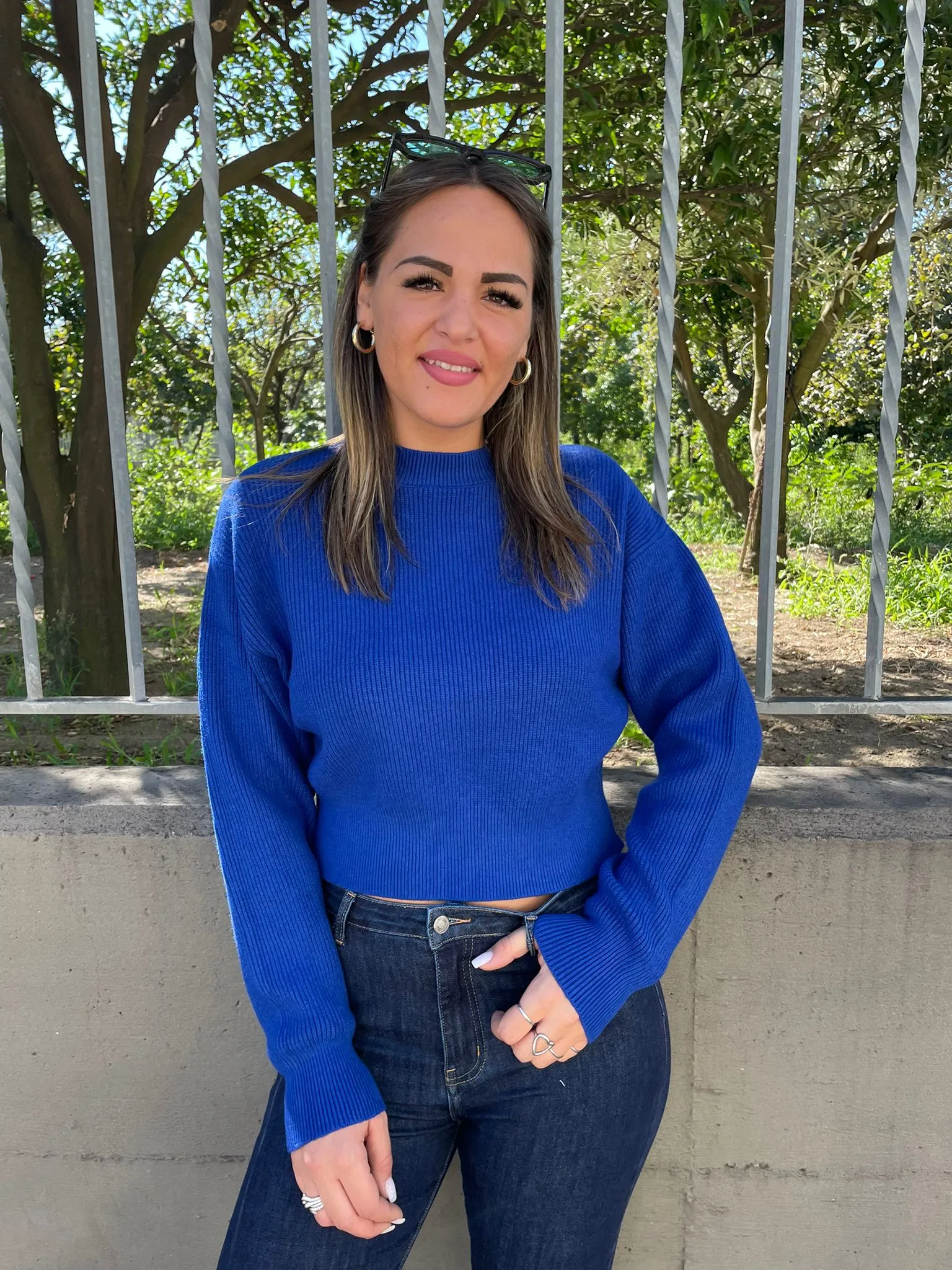 Maglione over con maniche ampie