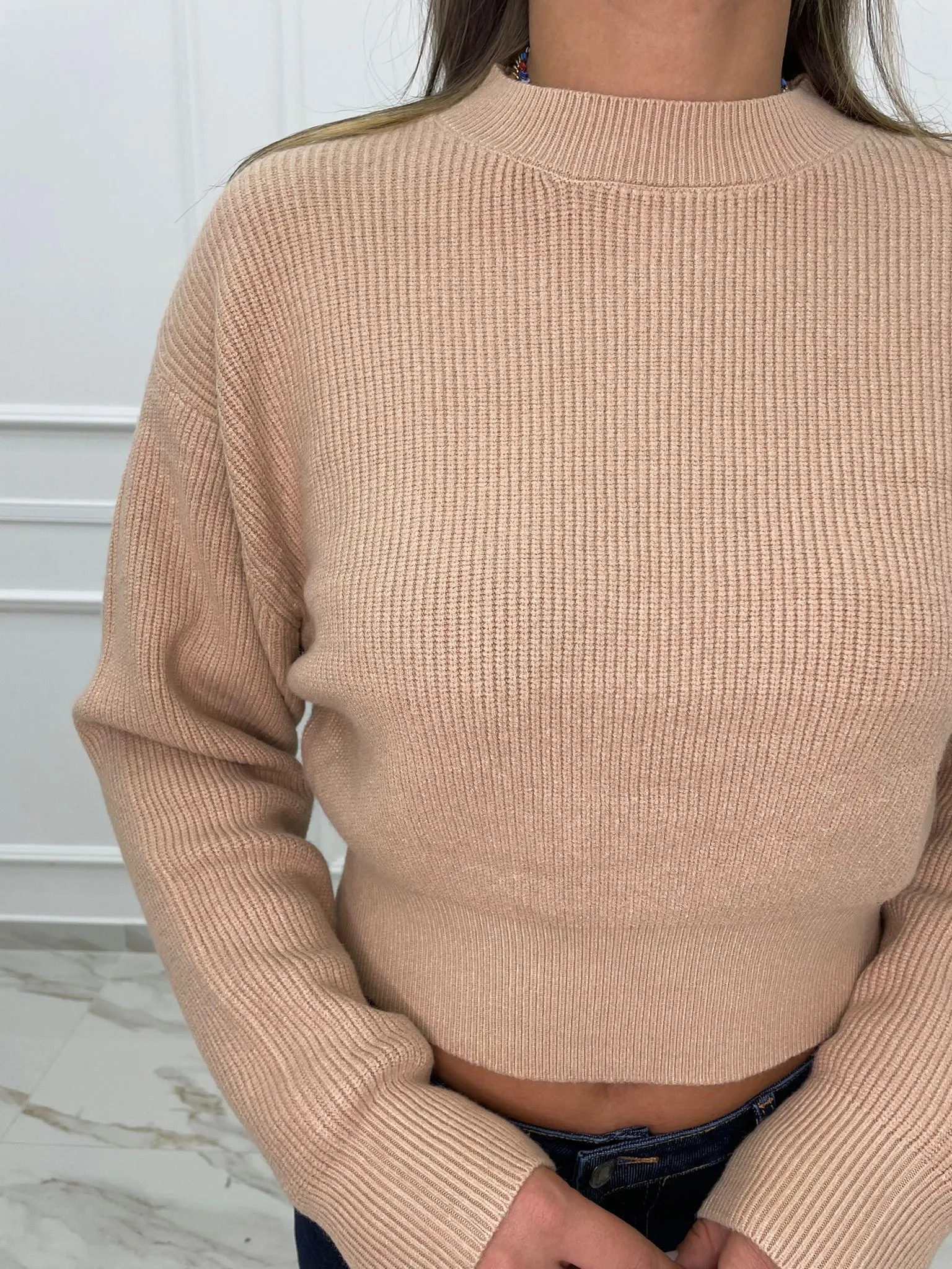 Maglione over con maniche ampie