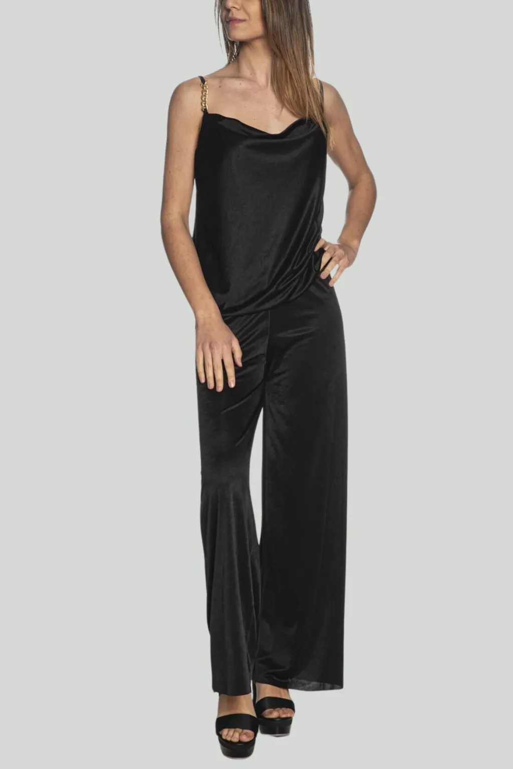 MARKUP PANTA PALAZZO NERO 665125
