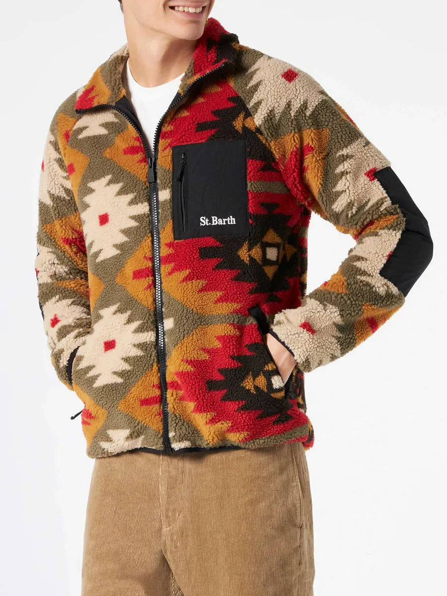 Mc2 Saint Barth Patterned Sweatshirt / Beige