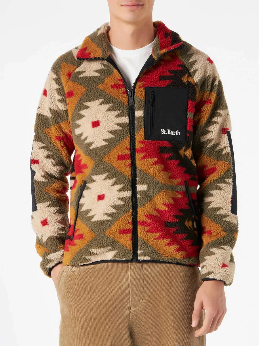 Mc2 Saint Barth Patterned Sweatshirt / Beige