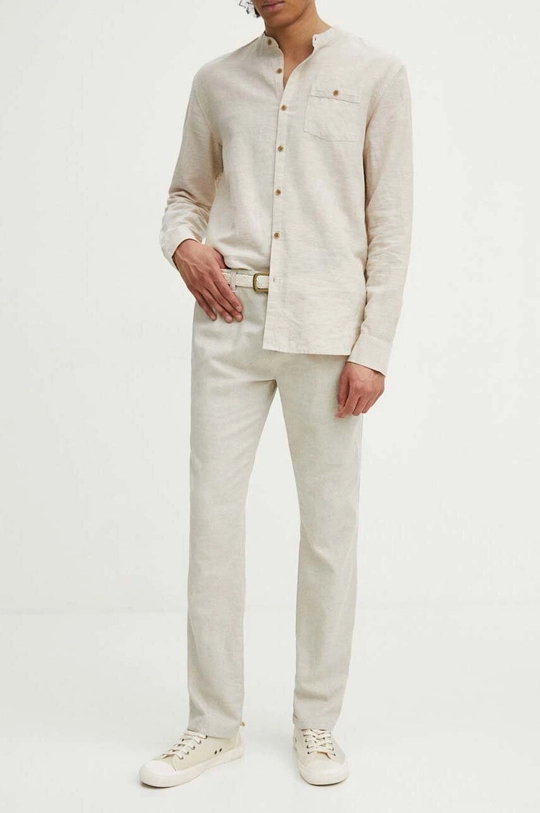 Medicine pantaloni in lino