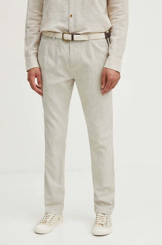 Medicine pantaloni in lino