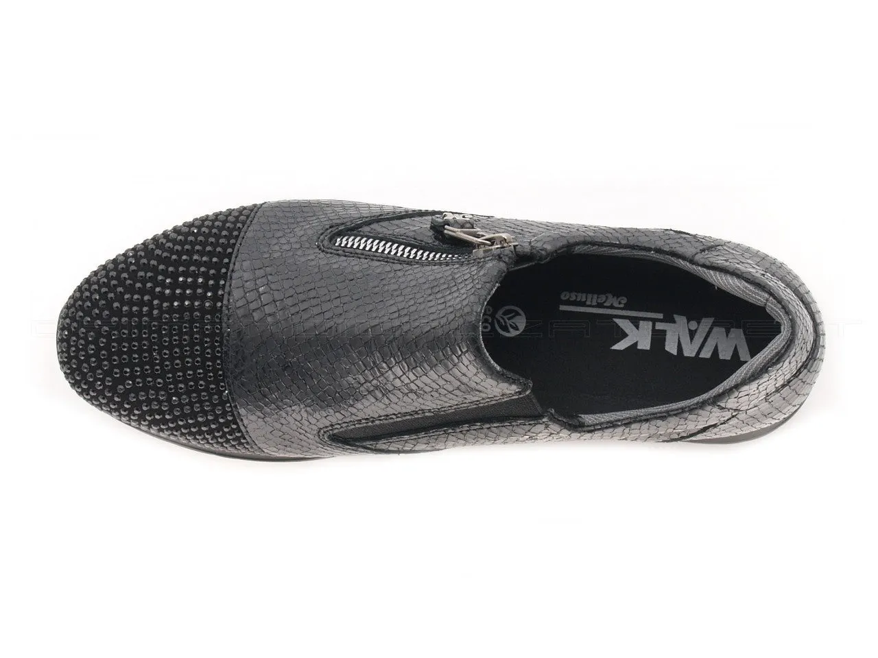 Melluso Walk scarpe accollate con zip