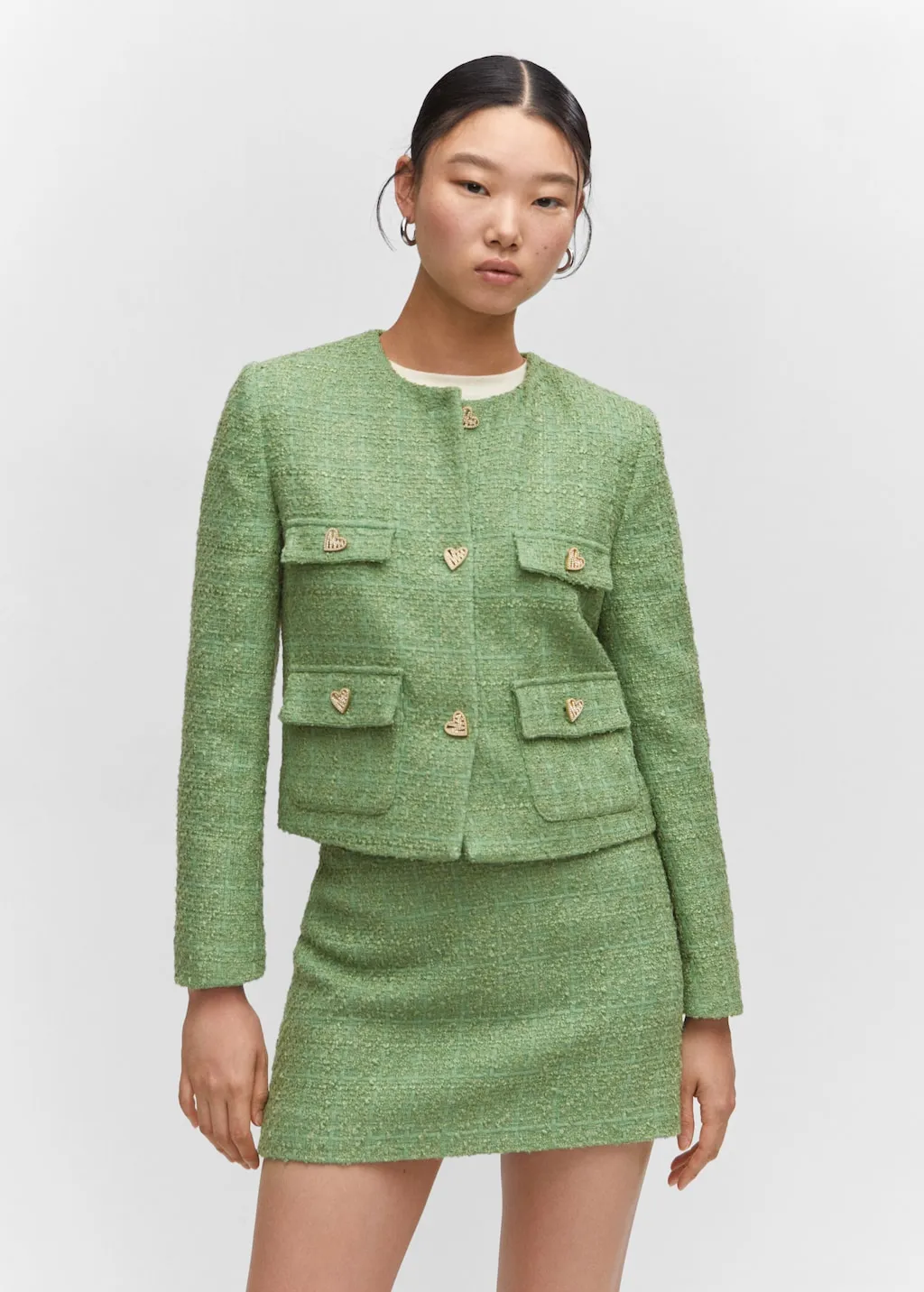 Minigonna tweed