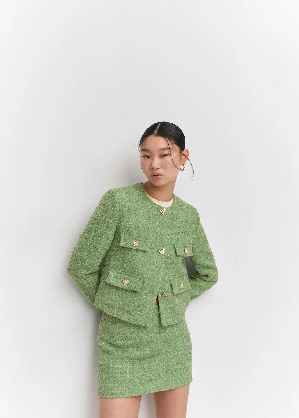Minigonna tweed