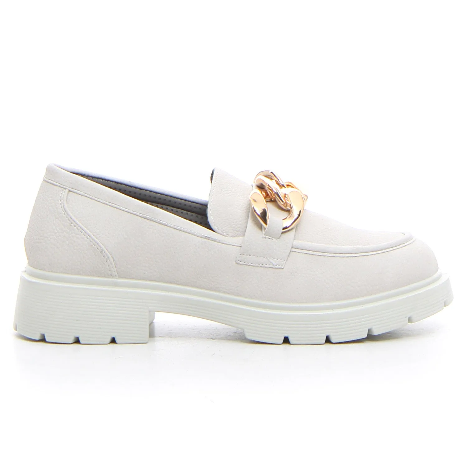 Mocassino chunky con catena