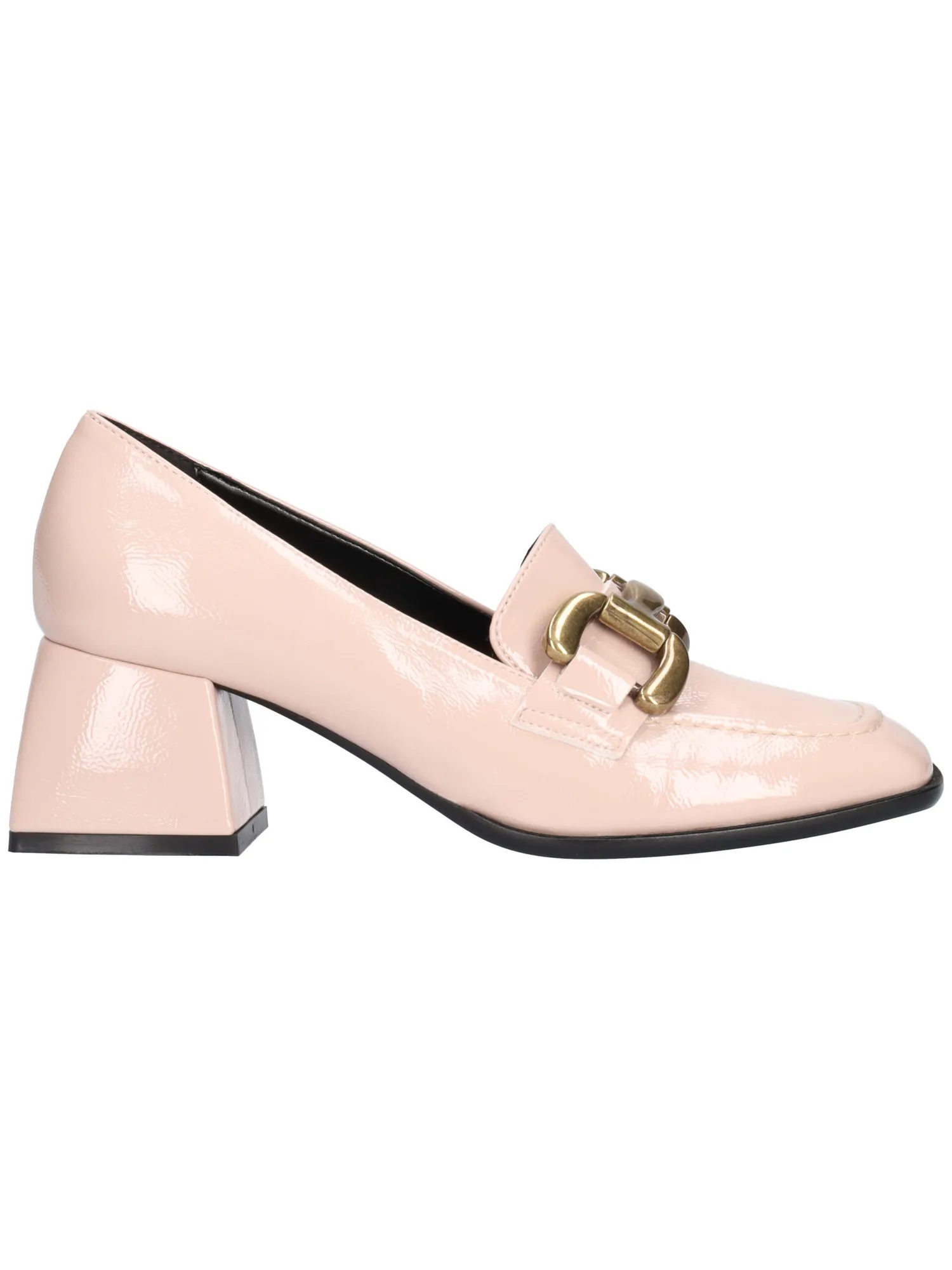 Mocassino tacco largo Liviana da donna nude