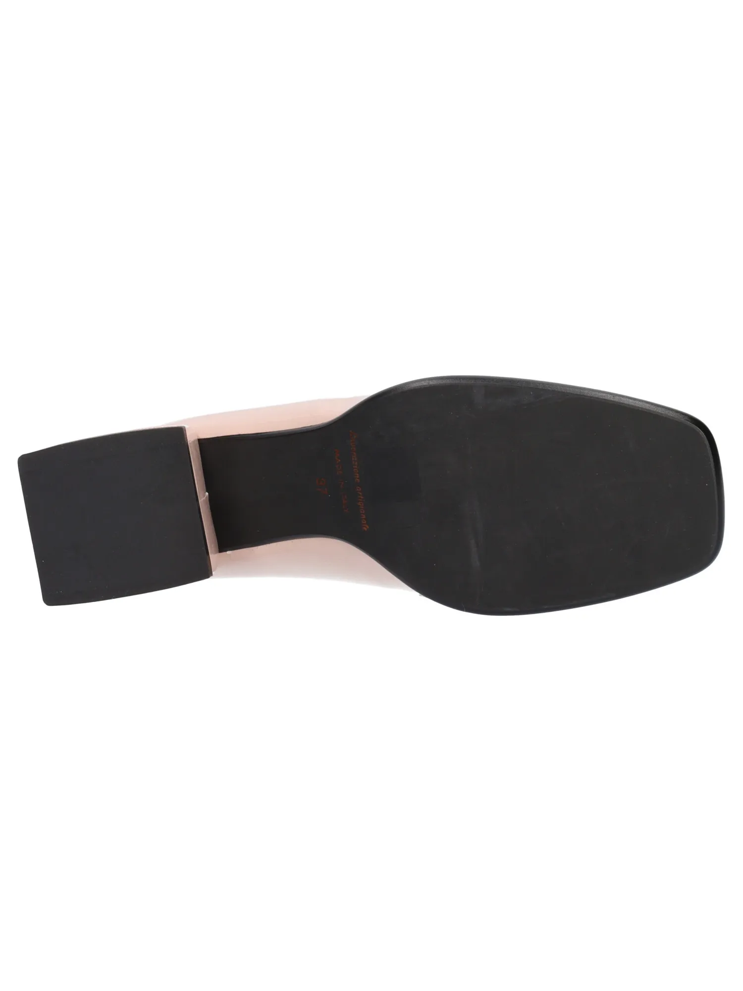Mocassino tacco largo Liviana da donna nude