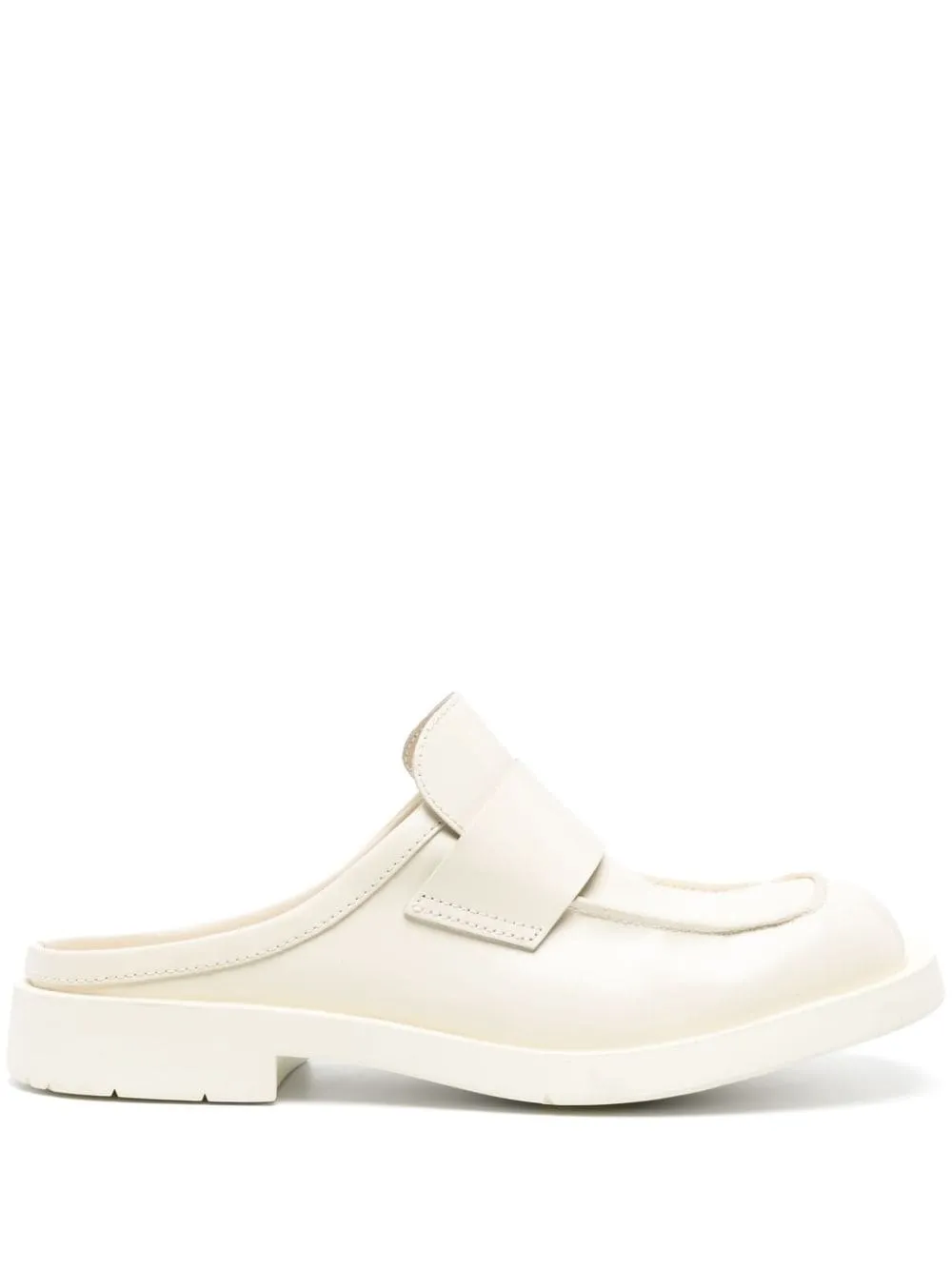 Mules a punta quadrata 1978 in bianco - unisex