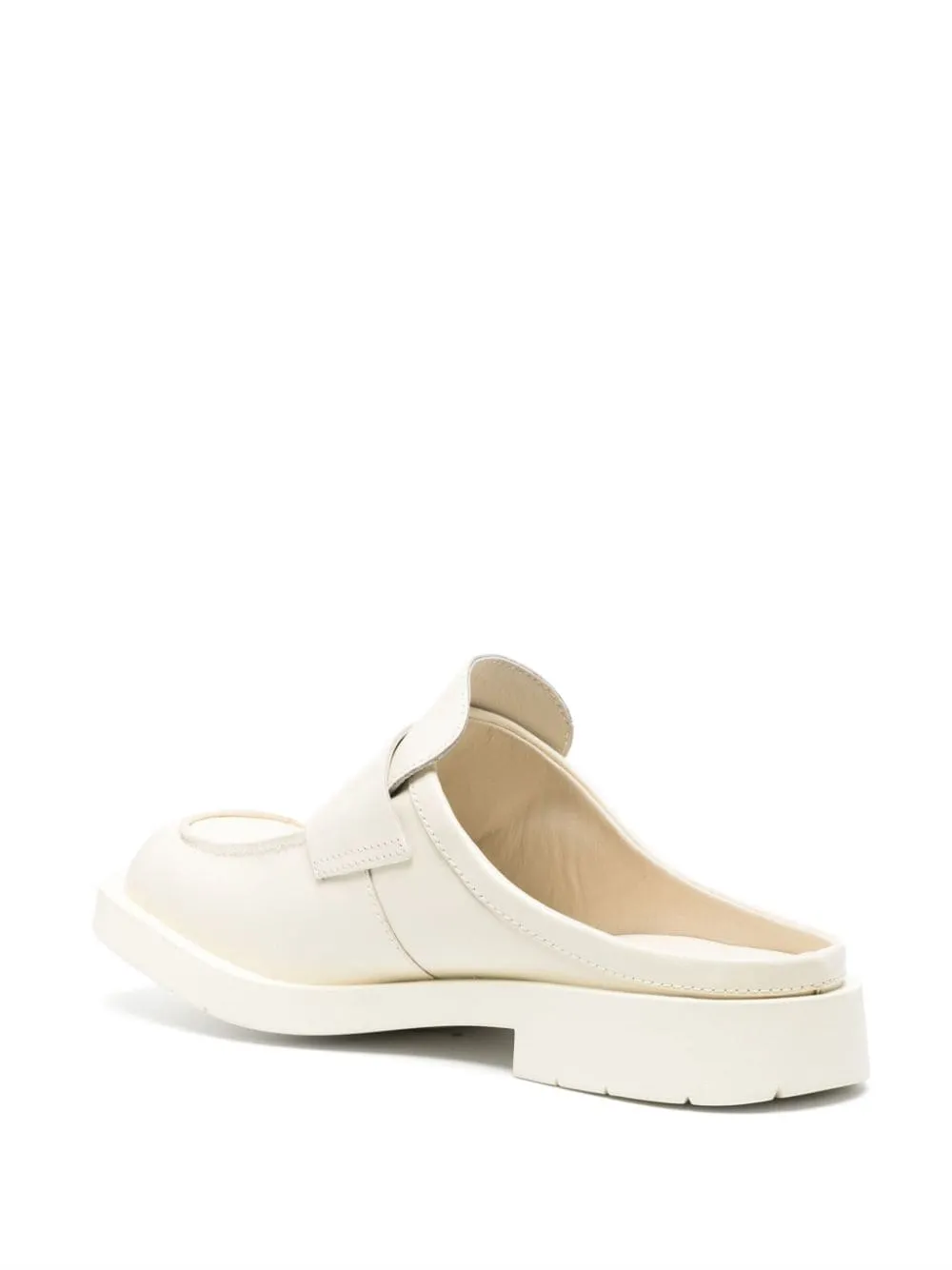 Mules a punta quadrata 1978 in bianco - unisex
