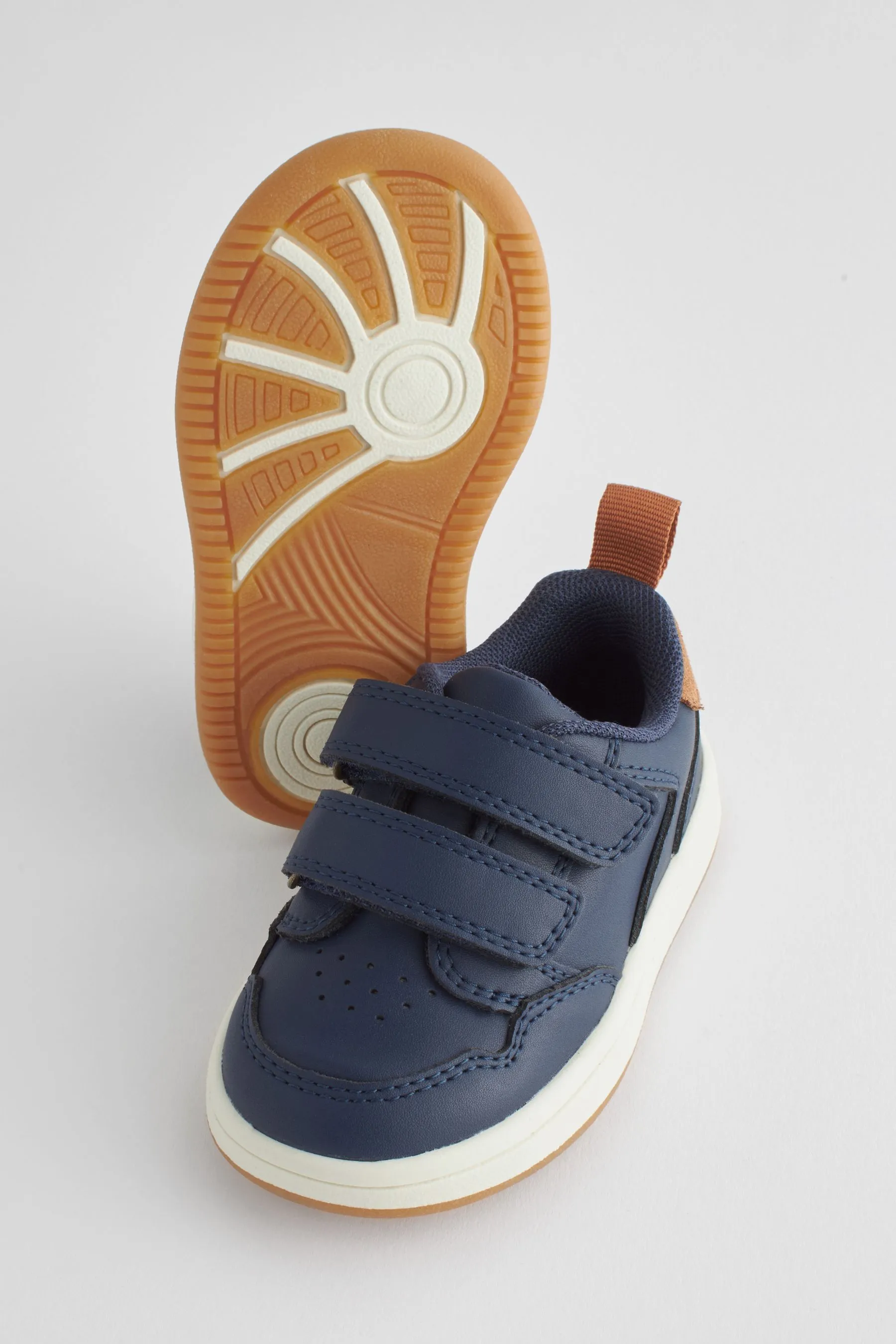 Neonati - First Walker in pelle con chiusura a strappo Scarpe    
