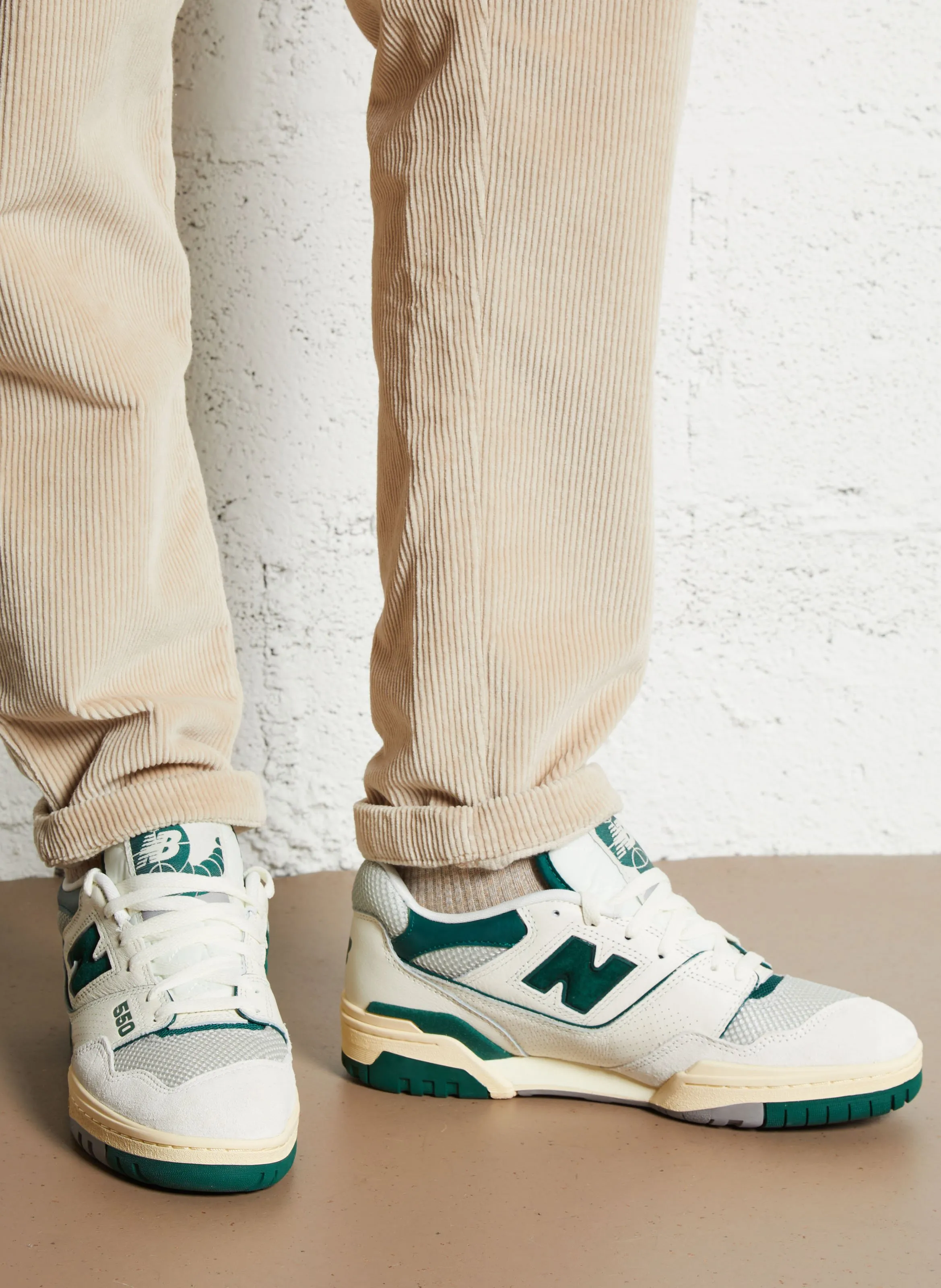  NEW BALANCE   550 - Sneakers basse in misto pelle | Beige