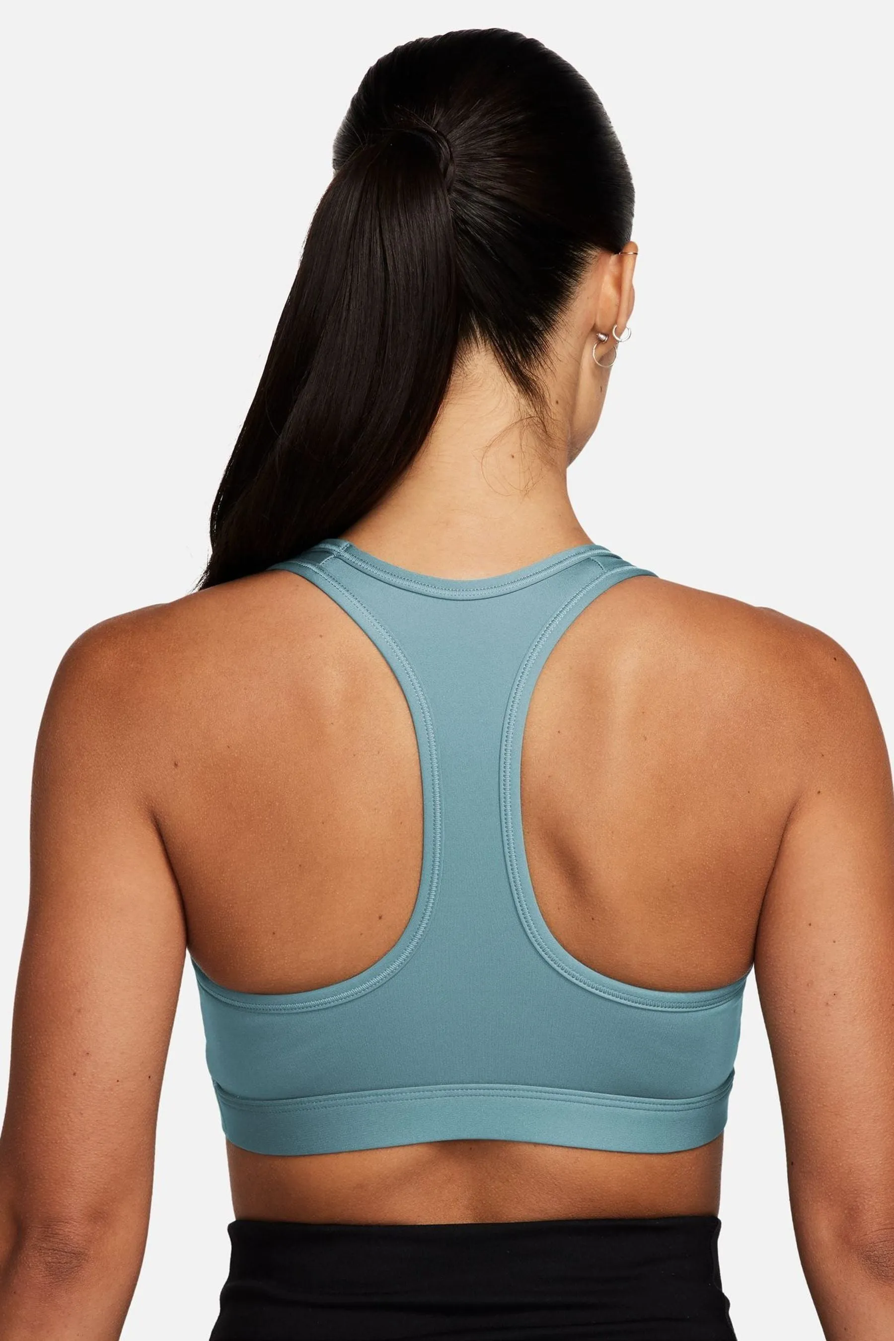 Nike - Reggiseno sportivo imbottito sostegno medio con logo