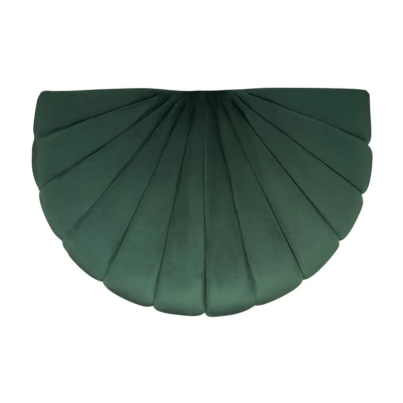 Novità Home Pouf in velluto semicerchio verde