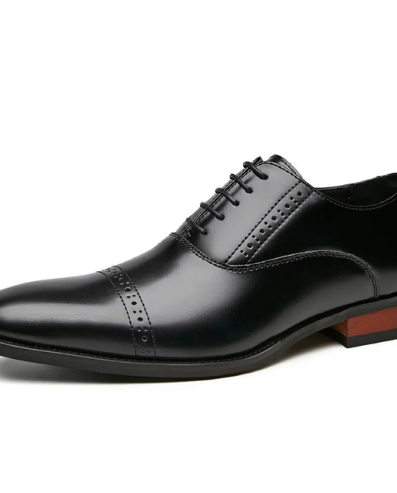Nuove scarpe Oxford da lavoro a punta di design di alta qualità per uomo Abito da cerimonia nuziale formale Ritorno a casa Sapat