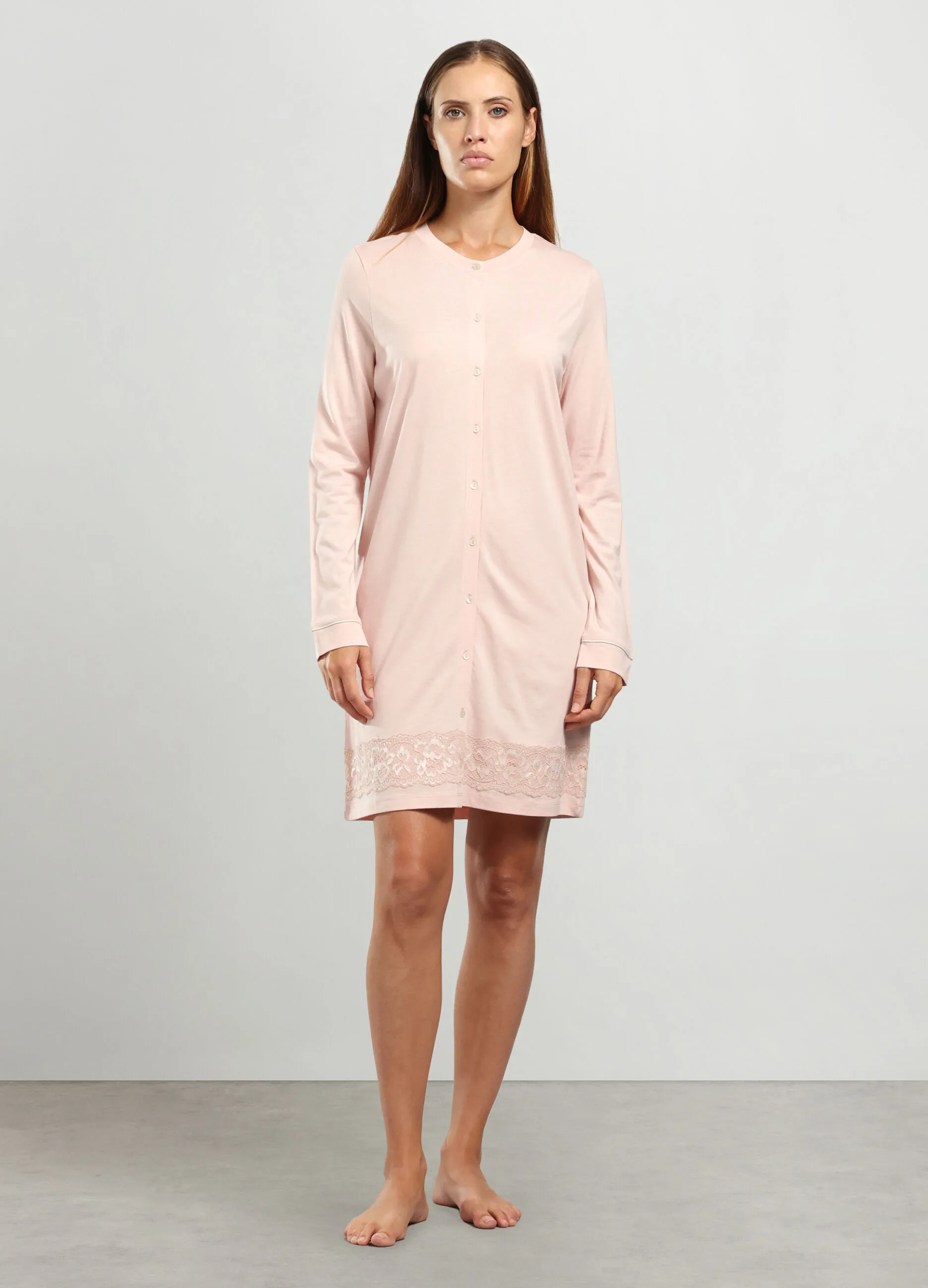 NYMOS  Camicia da notte in misto cotone donna