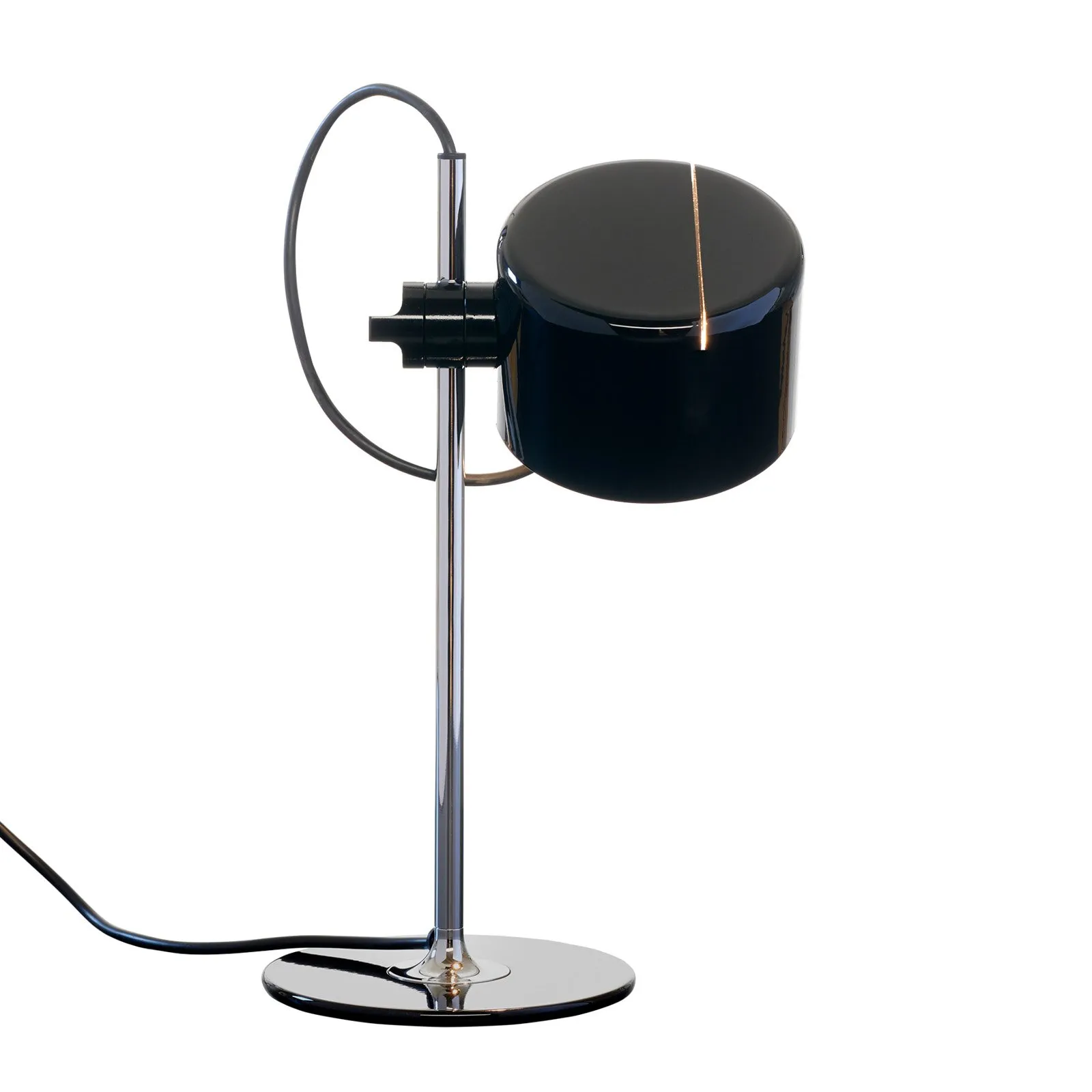 Oluce Mini Coupè lampada LED da tavolo, nero