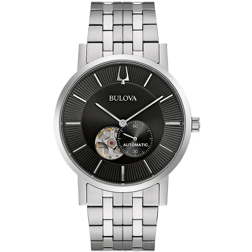 Orologio Uomo Automatico Nero Bulova