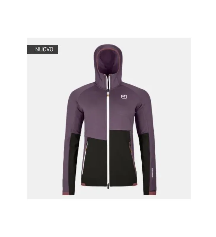 ORTOVOX FLEECE RIB HOODY WOMAN