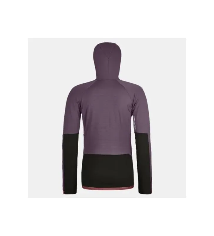 ORTOVOX FLEECE RIB HOODY WOMAN